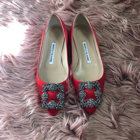 Manolo Blahnik Hangisi Flat - 34 - Picture 1 of 3